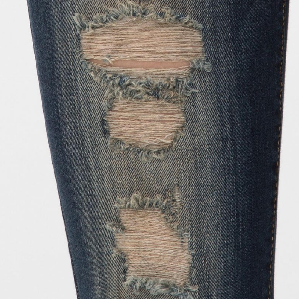 Flying Monkey Low Rise Distressed Skinny Jean - Picture 7 of 8